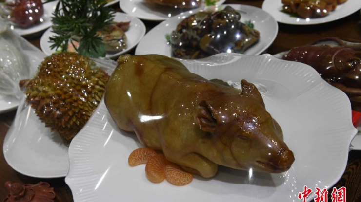 “寿山石满汉全席年夜饭”亮相福州