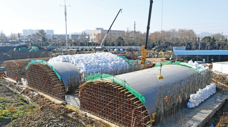 南谯北路桥工程建设全力推进