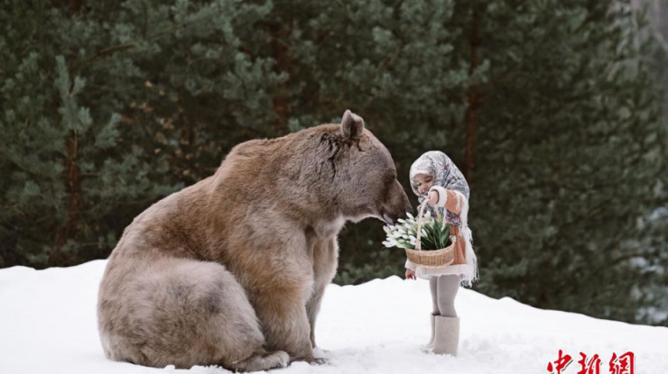 现实版“美女与野兽”