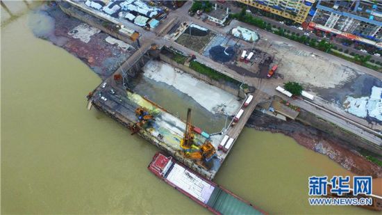 （长江经济带）水富港：“万里长江第一港”扩能改造进行中