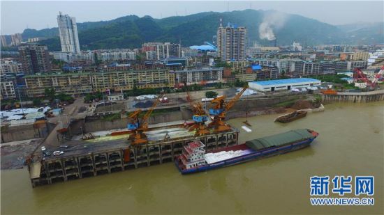 （长江经济带）水富港：“万里长江第一港”扩能改造进行中