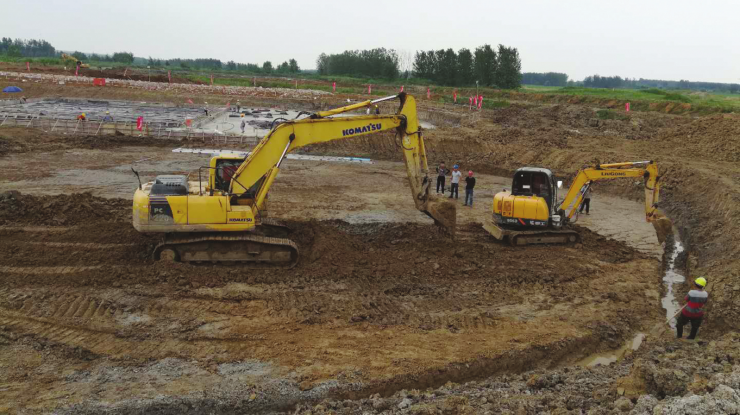 明光首个PPP项目进场施工