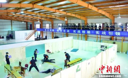 比武现场(安徽省公安厅供图)