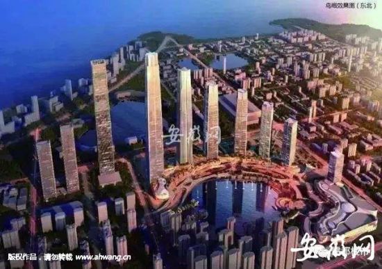 &ldquo;七星揽月&rdquo;鸟瞰效果图。