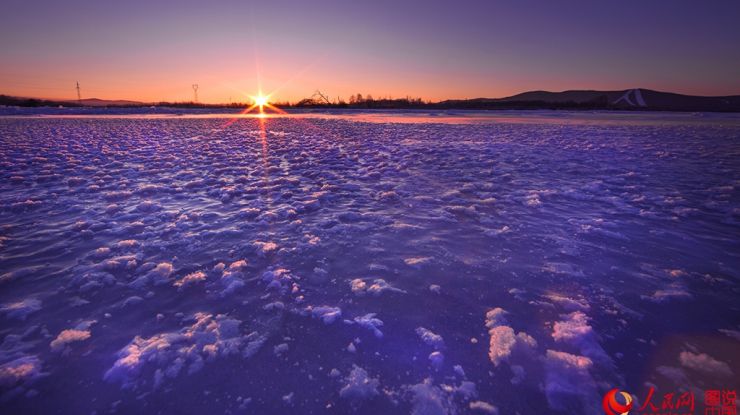 大兴安岭极地冰河冬季壮美景观