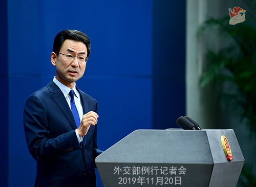 美参议院通过涉港法案 外交部：若美方一意孤行,中方将坚决反制