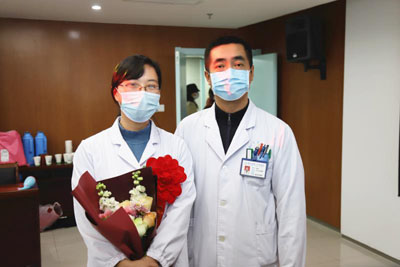 芮兵、芮晓艳合照