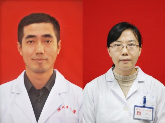 芮兵（左）芮晓艳（右）合照