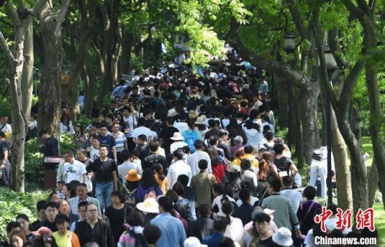 2019年&ldquo;五一&rdquo;期间的杭州西湖景区 王刚 摄