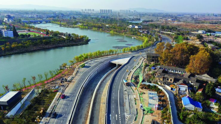 紫薇北路延伸段通车