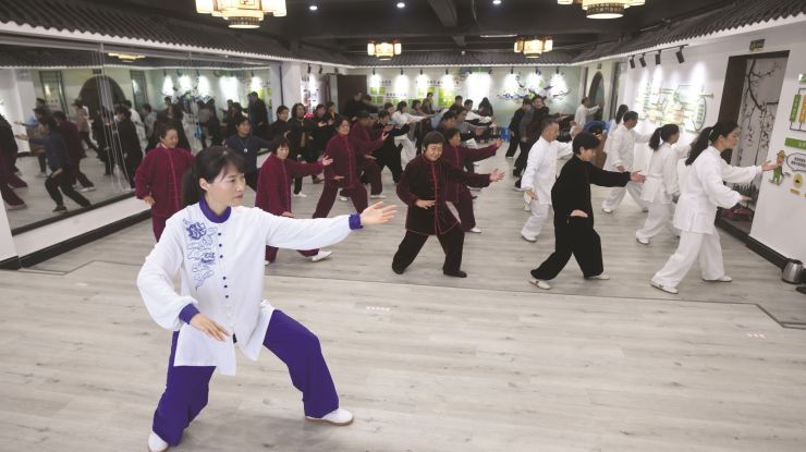 太极进社区 全民齐健身