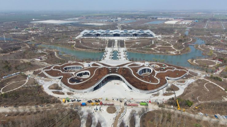 探访上海崇明花博园