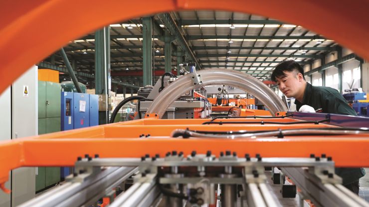 外销订单生产忙