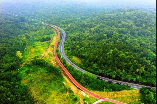 江淮分水岭风景道·滁州江淮岭脊线。齐庭功/摄