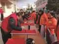 写春联 送祝福 文艺志愿者在行动
