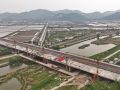 合宁高速改扩建工程滁河大桥合龙