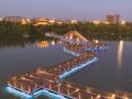 环城水系浮桥亮化显效果