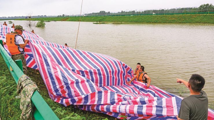 全椒全力以赴做好防汛抗洪工作