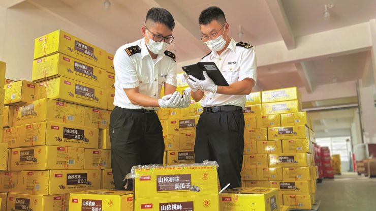 滁州海关助力熟制坚果优质出口