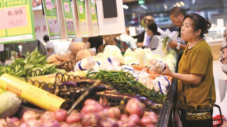 “惠民菜篮子”物丰价稳