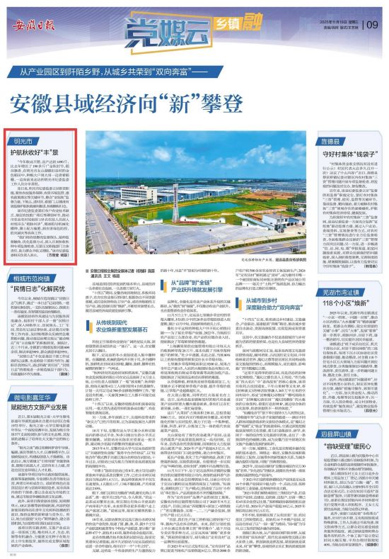 《安徽日报》（2025年11月19日9版）