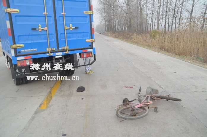 滁州在线-社会民生-老人骑自行车过马路被撞受伤