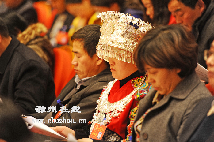 滁州在线-滁州要闻-人大代表在听取《政府工作报告》