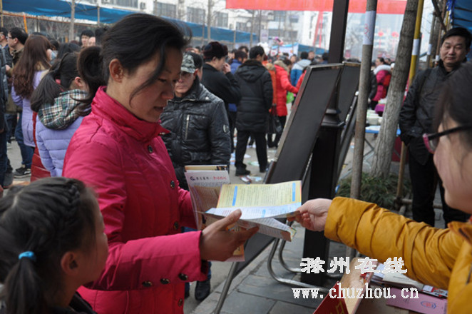 滁州在线-滁州要闻-惠民政策“赶”庙会