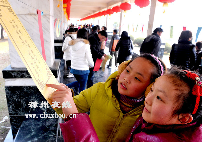滁州在线-社会民生-全椒县民间花灯队在活动中表演秀才观灯