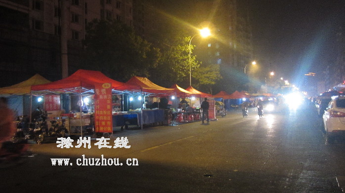 滁州在线-社会民生-滁州：大排档摆上快车道