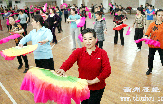 滁州在线-滁州要闻-市妇联市体育局举办舞蹈培训班