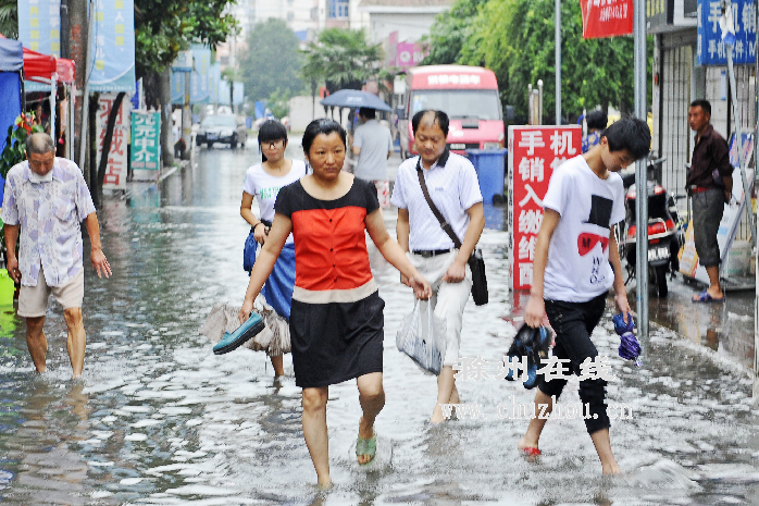 滁州在线-社会民生-台风携暴雨过境 滁州10万人受灾