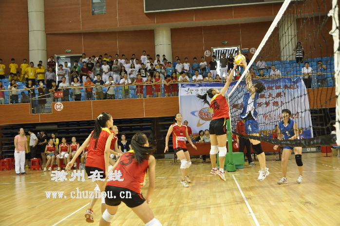 滁州在线-社会民生-滁州女排六战全胜勇夺金牌