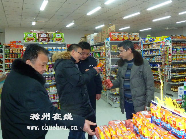 滁州在线-滁州要闻-明光开展食品安全联合执法检查